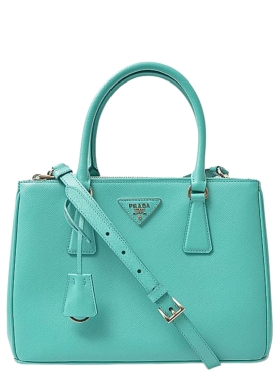 Prada Handbags - Like NEW Prada Galleria Saffiano LUX Leather Tote Handbag Giada Teal TIFFANY BLU